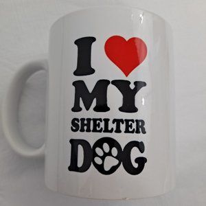 Shelter Dog Love fur baby Coffee Mug Cup